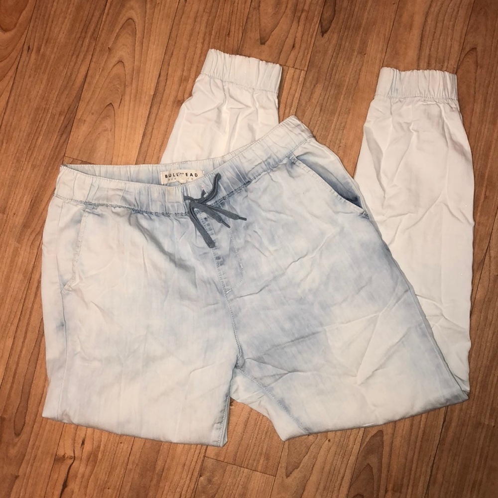 Bullhead Denim Co Blue/White wash Joggers